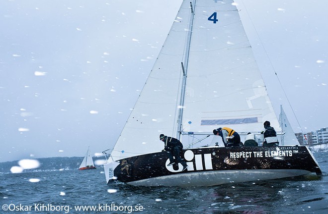 Ice Cup, Stockholm, Sweden.<br />
Matchracing in snow and -10 C degrees.<br />
© Oskar Kihlborg 2010 - Ice Cup Sweden &copy;  Oskar Kihlborg http://www.kihlborg.se